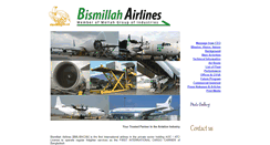 Desktop Screenshot of bismillahairlines.net
