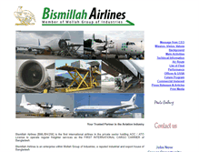 Tablet Screenshot of bismillahairlines.net
